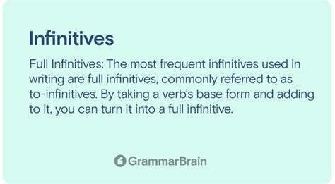 What Are Infinitives Definition Examples How To Use Them