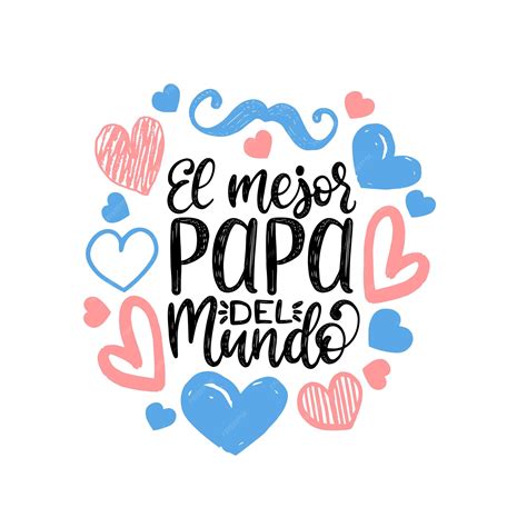 El Mejor Papa Del Mundo Hand Lettering Traducción Del Español World Is