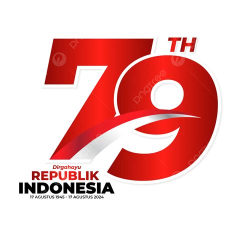 Logo Resmi Hut Ri 79 Pada Tahun 2024 Vektor Logo Hut Ri 79