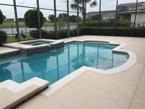 Pool Deck Repaint Decorative Concrete Experts