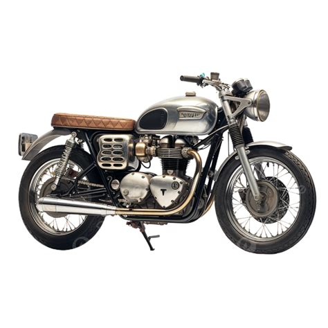 รูปพื้นหลังโปร่งใส Triumph Bonneville T120 ที่สมจริงเกินจริง Png