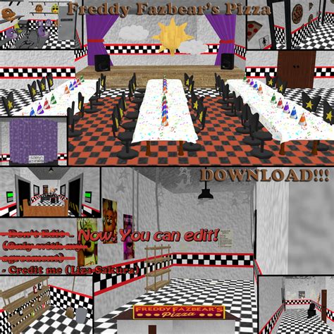 Mmd Freddy Fazbears Pizza Stage Download By Lizasakura On Deviantart