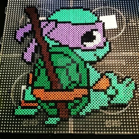 Donatello Ninja Turtles Perler Beads By XPeachheart On DeviantArt