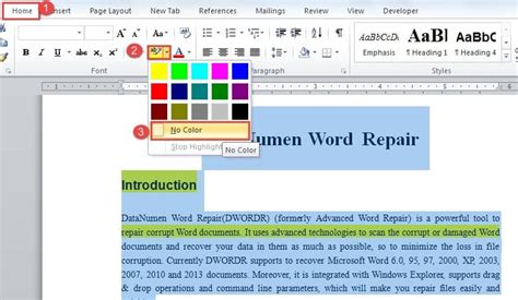 Cách Remove Yellow Background Word Document Trong Tài Liệu Word Của Bạn