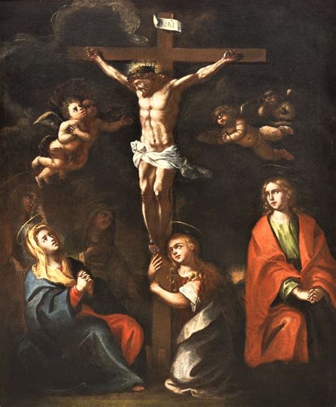 The Crucifixion Flemish School End Of The 17th Century Ref98604