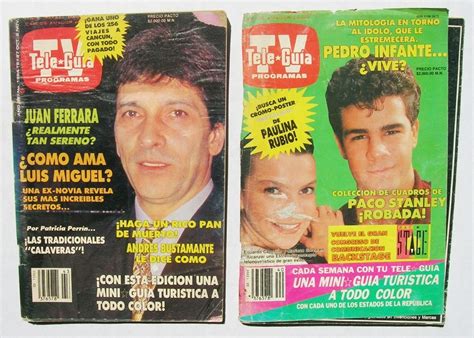 Tele Guia No 1991 Y 1994 Dos Revistas Mexicanas 1990 Mercadolibre