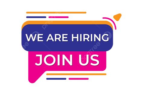 We Are Hiring Join Us Banner Free Vector Transparent Geometrical Shape