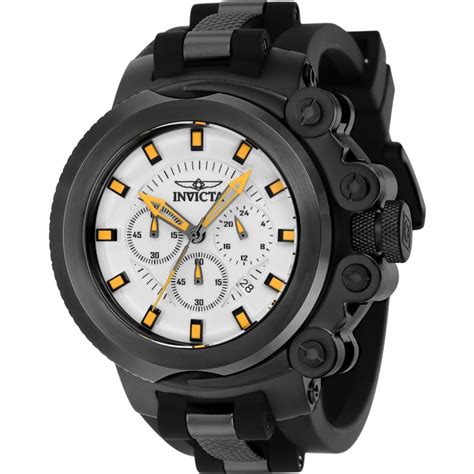 Invicta Coalition Forces Chronograph Quartz White Dial Mens Watch 38375