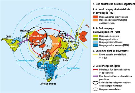 Une mondialisation inégale selon les territoires - Histoire-Géographie