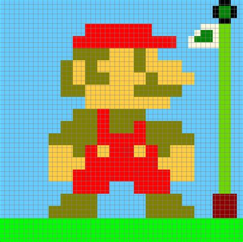 Artstation Super Mario Pixel