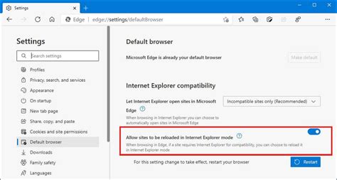 How To Enable Ie Internet Explorer Mode In Microsoft Edge