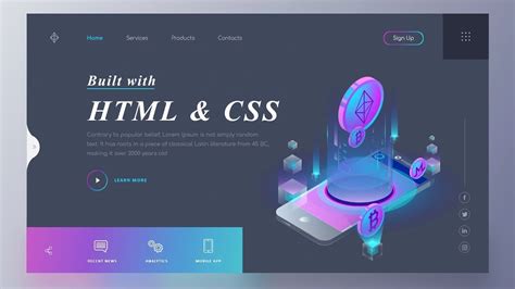 Creating A Website Using Html Css And Javascript Tutorial Tutorial