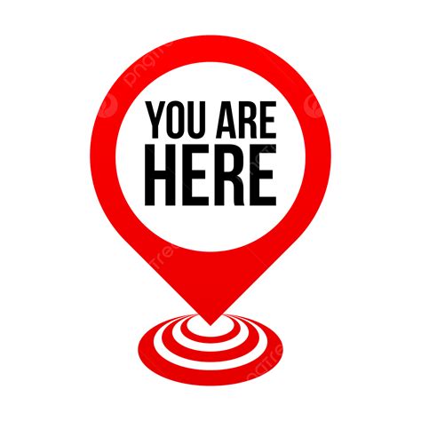 You Are Here With Map Pointer Vector You Are Here Map Pointer You Are