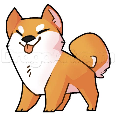 How To Draw A Shiba Inu Step By Step Animals For Kids For Kids Free