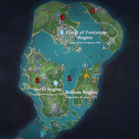 Fontaine Shrine Of Depths Locations Genshin Impact Guide Ign