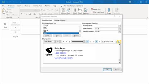 How To Setup Email Signatures In Outlook 2024 Office 365 Nbkomputer
