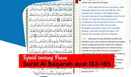 Detail Surat Al Baqarah Ayat 183 185 Koleksi Nomer 24