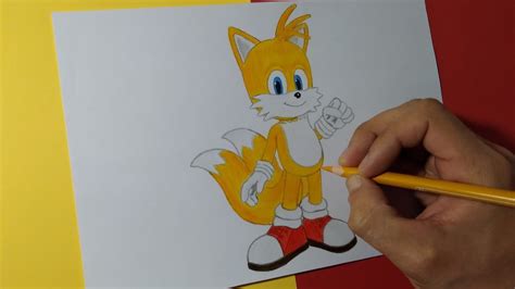 Cómo Dibujar A Tails De La Película Sonic Forces Speed Battle How