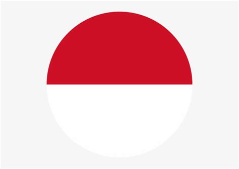 Indonesia Flag Indonesia Flag Circle Png Transparent Png 500x500