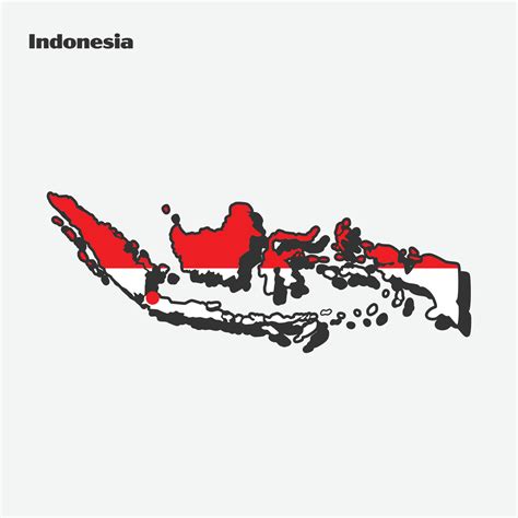 Indonesia País Bandera Mapa Infografia 20187982 Vector En Vecteezy