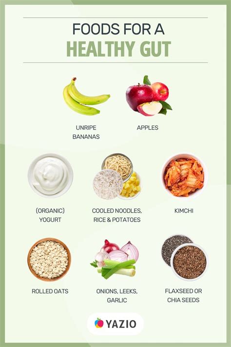 Healthy Gut Foods Nutrition Facts