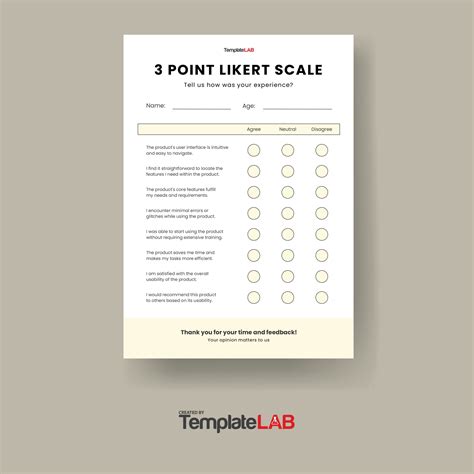 27 Free Likert Scale Templates Examples Word Excel PPT