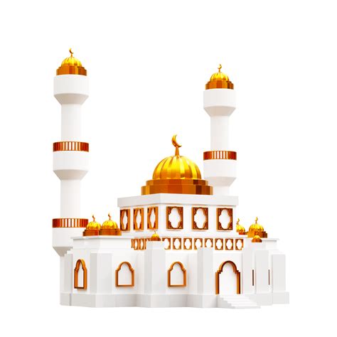 Ramadhan Kareem 3d Element Mosque 18741895 Png