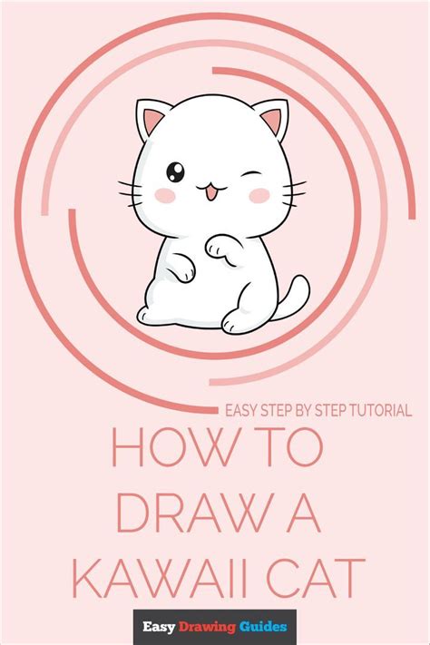 How To Draw A Kawaii Cat With Easy Step By Step Instructions