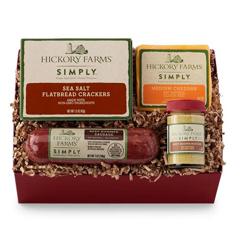 hickory farms simply sausage and cheese sampler hickory farms