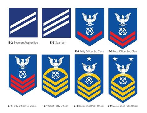 Us Navy Enlisted Rank Insignia Navy Rank Svg Seaman Svg Etsy In 2022