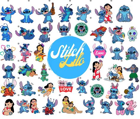 Lilo And Stitch Svg Bundle Stitch Svg Lilo Svg Cartoon Svg Etsy Australia