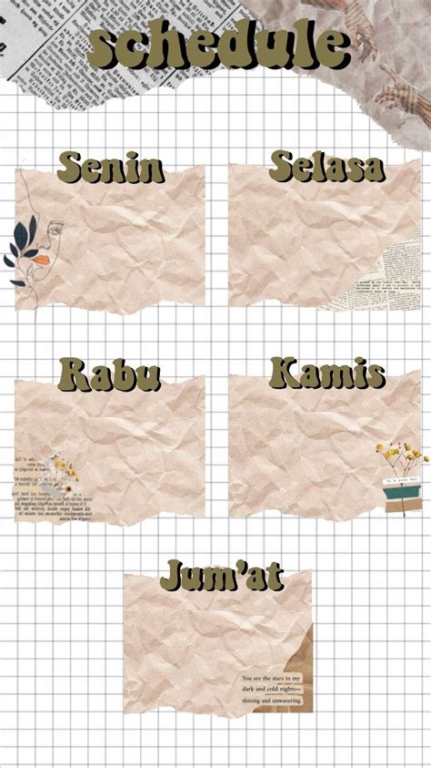 Contoh Tabel Jadwal Piket Aesthetic Symbols IMAGESEE