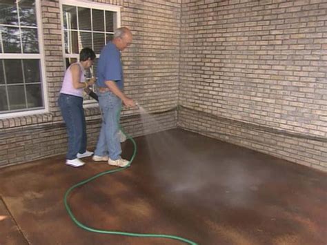 Staining A Concrete Patio A Step By Step Guide Patio Designs