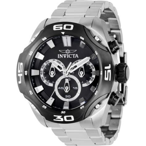 Invicta Coalition Forces Chronograph Gmt Quartz Black Dial Mens Watch