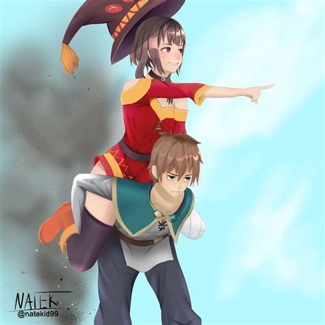 Megumin X Kazuma By Natekid99 On DeviantArt Deviantart Zelda