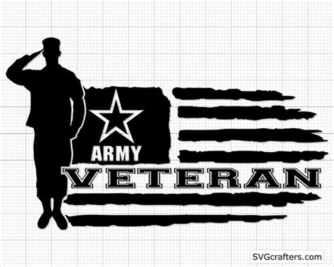 Veteran Svg Military Svg Patriotic Svg Veteran Png Soldier Etsy