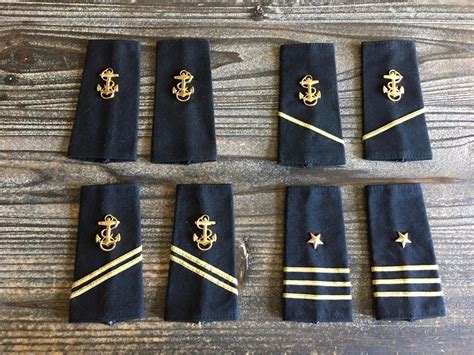 Us Navy Midshipman Uniform Soft Shoulder Board Epaulets Naval Academy