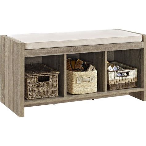 Create a tidy and welcoming entrance with our shoe bench organizer. Wooden Shoe Storage Bench Oak Entryway Furniture Hallway ...