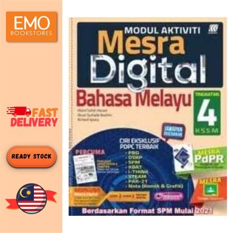 Modul Mesra Digital Kssm Bahasa Melayu Tingkatan 4 Isbn 9789837720121