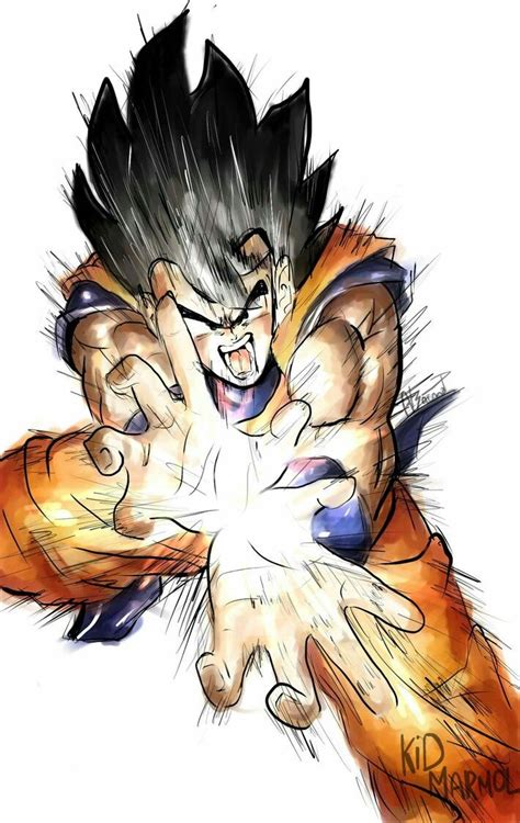 Goku Ultra Instinto Haciendo Un Kame Kame Ka En 2021 Dibujos De Puntos