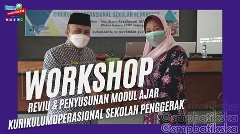 Workshop Reviu Dan Penyusunan Modul Ajar Sekolah Penggerak Youtube