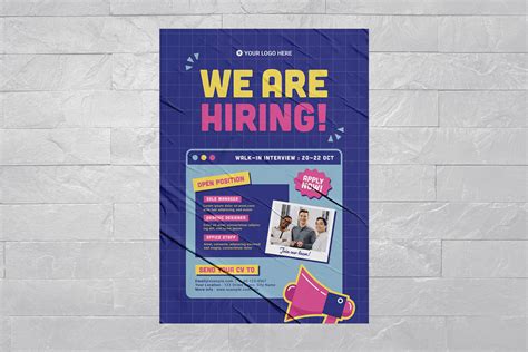 We Are Hiring Flyer Template Psd Ai Eps Brandpacks