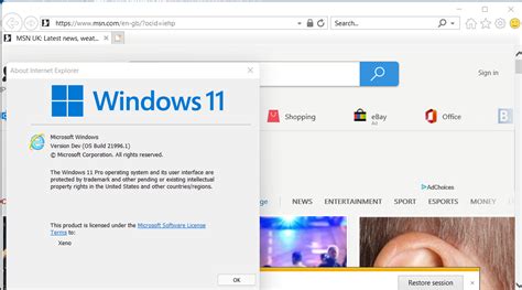 Internet Explorer In Windows 11