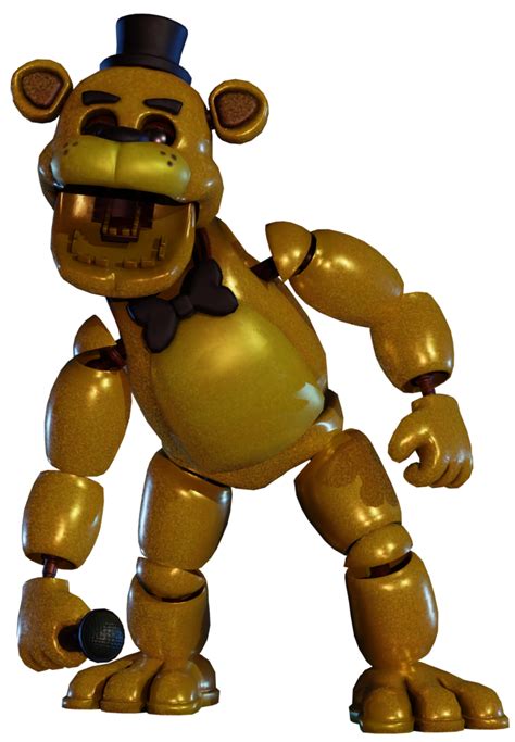 Golden Freddy Plush Png Transparent Png Download