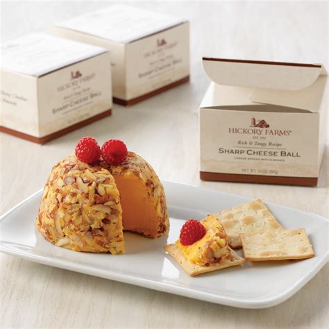 hickory farms sharp cheddar cheese ball hickory farms