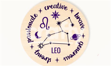 Leo Zodiac Constellation Svg Cut File Crafty