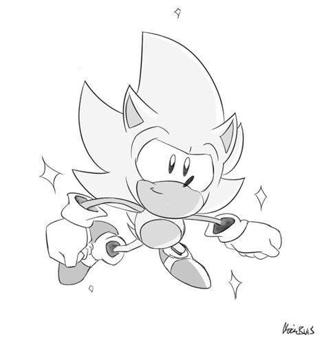 Super Sonic Tyson Hesse Style By Chrisrws On Deviantart