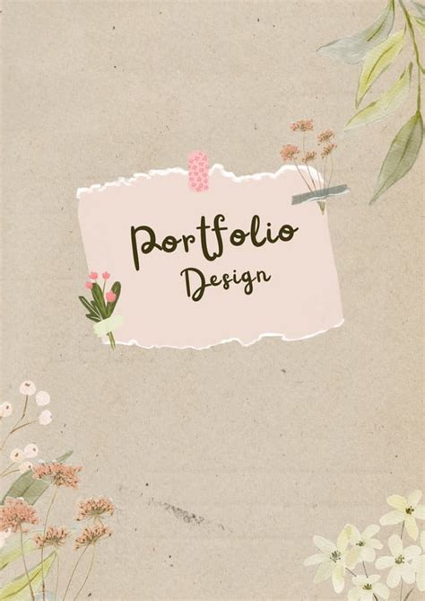 Free Portfolio Cover Page Templates To Use And Print Canva