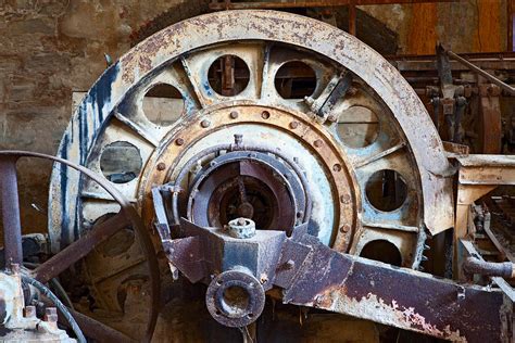 Old Rusty Vintage Industrial Machinery Photograph By Dirk Ercken Fine