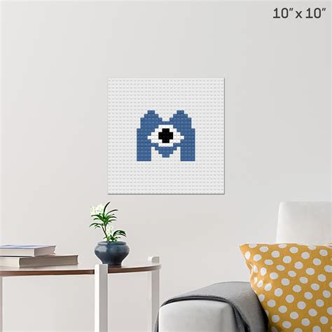 Monsters Inc Pixel Art Wall Poster Build Your Own With Bricks BRIK